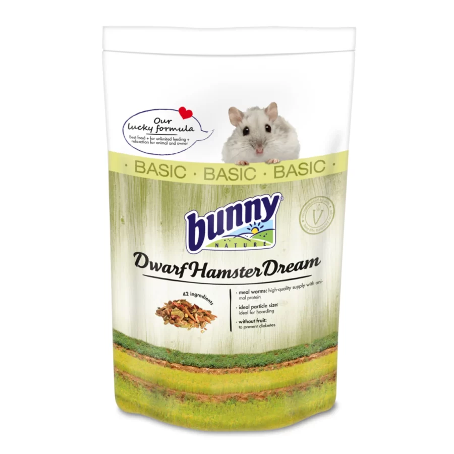 Hrana completa pentru hamsteri pitici, Bunny Nature, DwarfHamsterDream BASIC 400 g