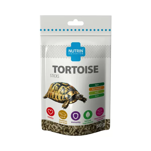 Hrană completă cu vitamine pentru broaste țestoase, Nutrin, 50 gr