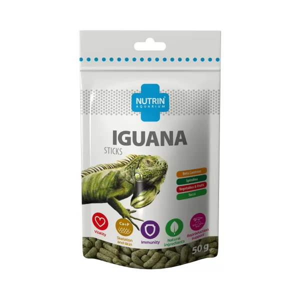 Hrană completă cu vitamine si minerale pentru iguane, Nutrin, 50 gr