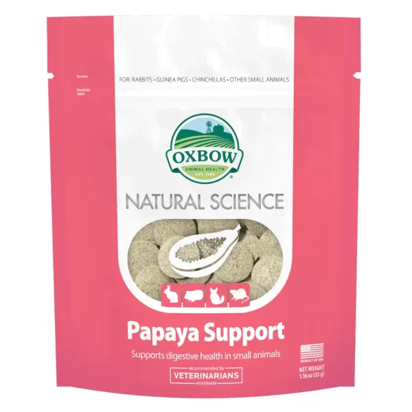Supliment cu papaya pentru sistemul digestiv al rozatoarelor, Natural Science, Oxbow, 33 g